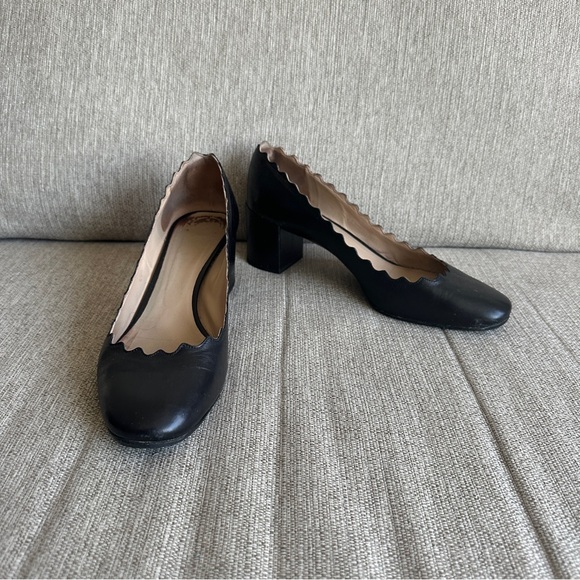 Chloe Lauren Scalloped Pumps - Picture 3 of 10